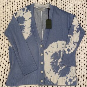 All Saints Harmony Cardigan in Sail Blue size M. NWTS.